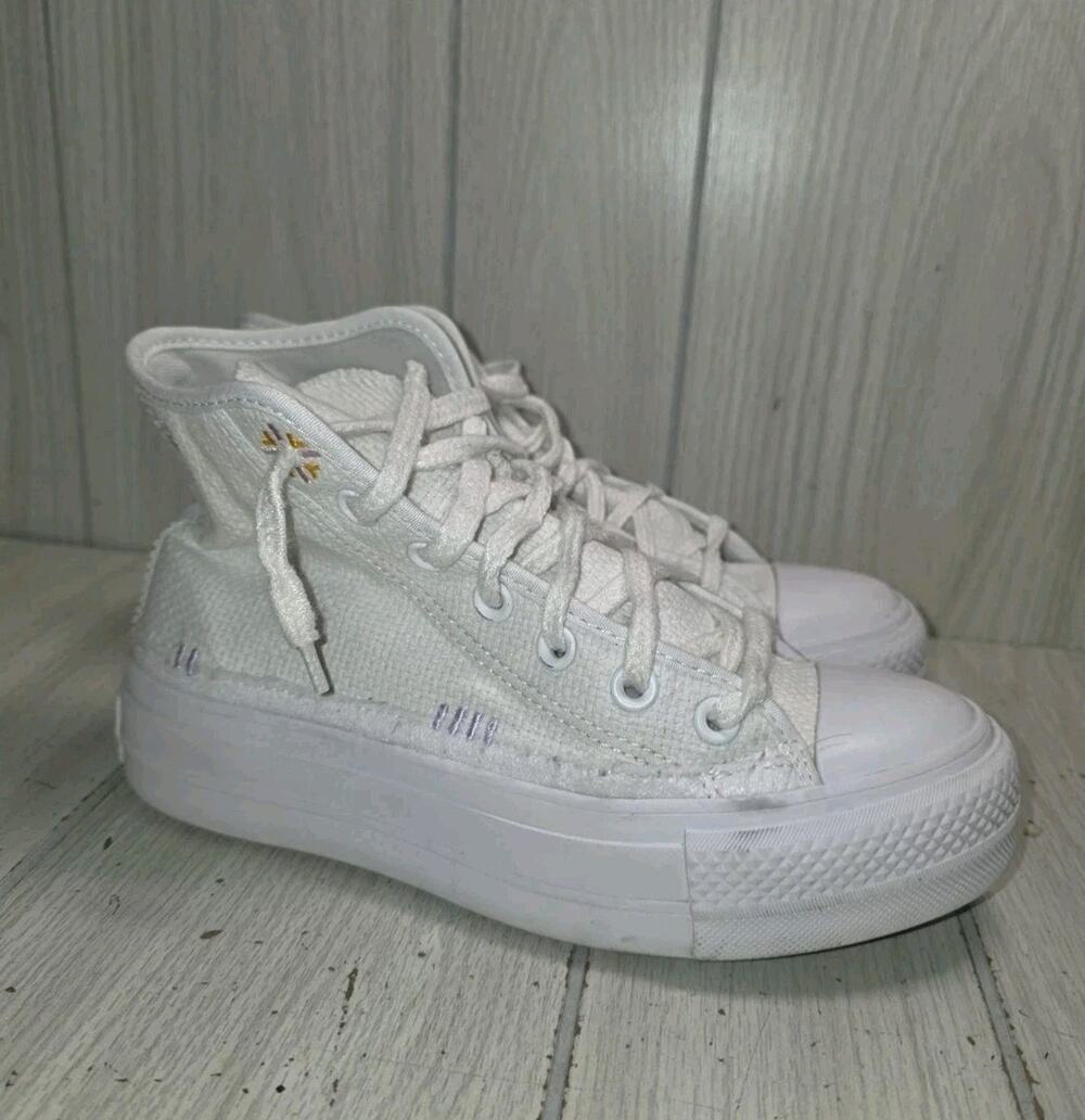 Converse Chuck Taylor All Star Lift Platform High Autumn Embroidery Size 6